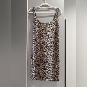 leopard dress size M